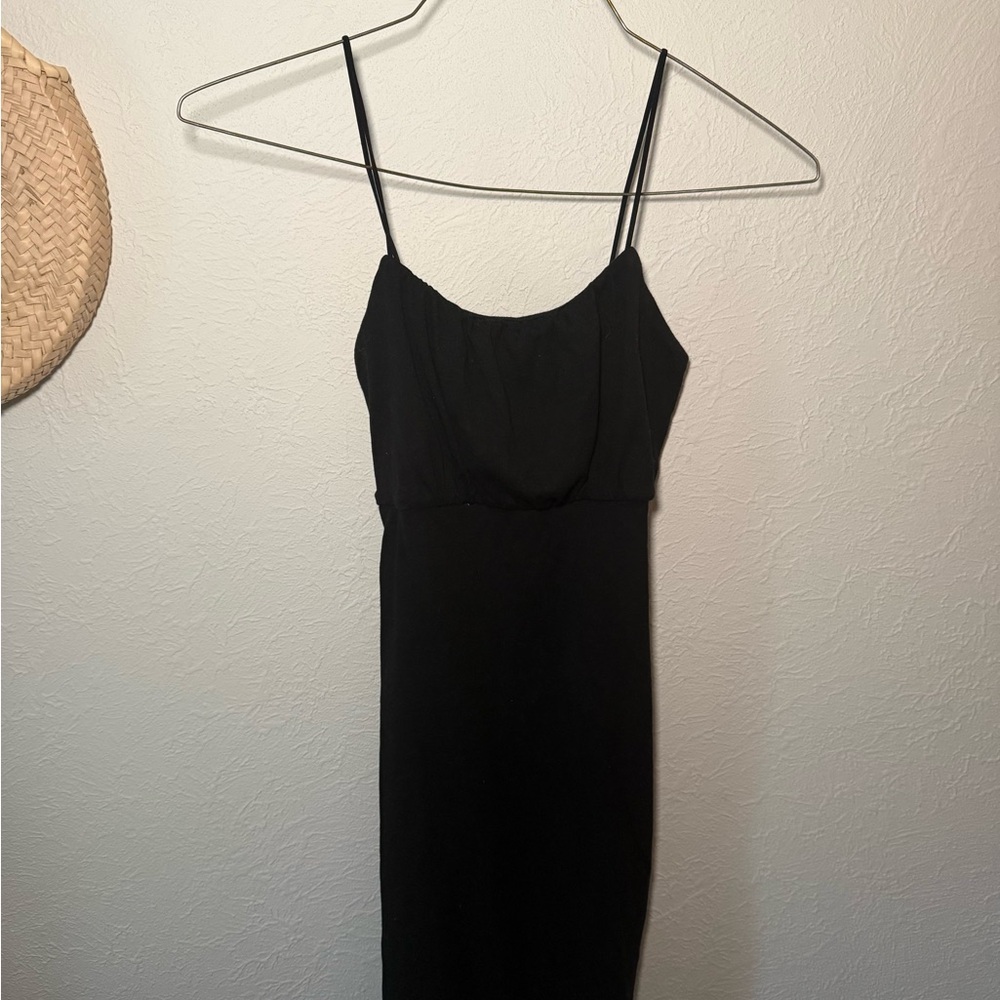 Black Spaghetti Strap Dress